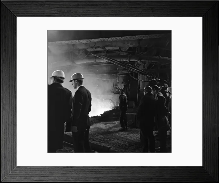 Framed Print : Skinningrove blast furnace plant, which is to close. 1971 Framed Print : Skinningrove blast furnace plant, which is to close. 1971