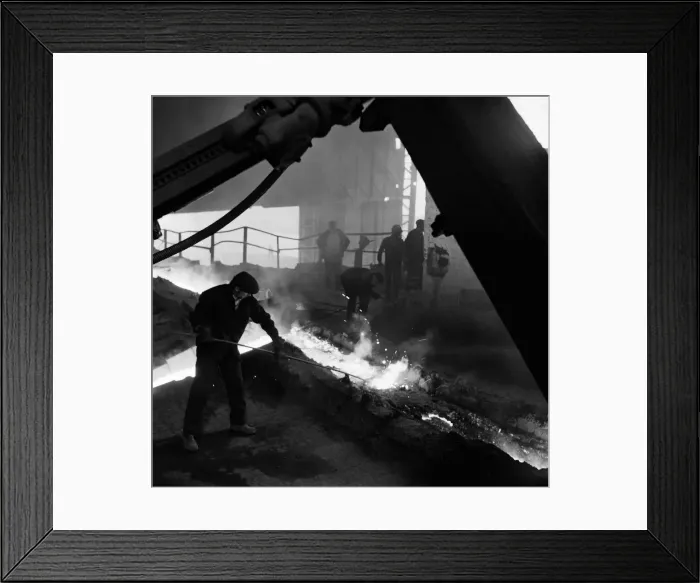 Framed Print : Skinningrove blast furnace plant, which is to close. 1971 Framed Print : Skinningrove blast furnace plant, which is to close. 1971