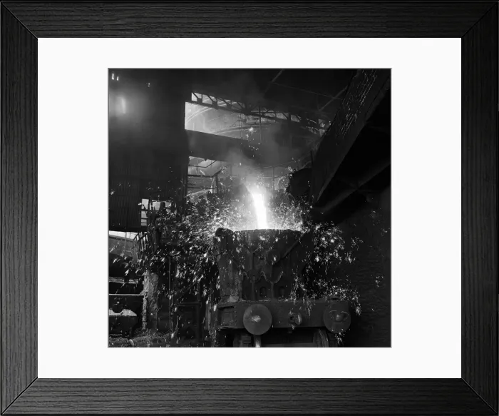 Framed Print : Skinningrove blast furnace plant, which is to close. 1971 Framed Print : Skinningrove blast furnace plant, which is to close. 1971