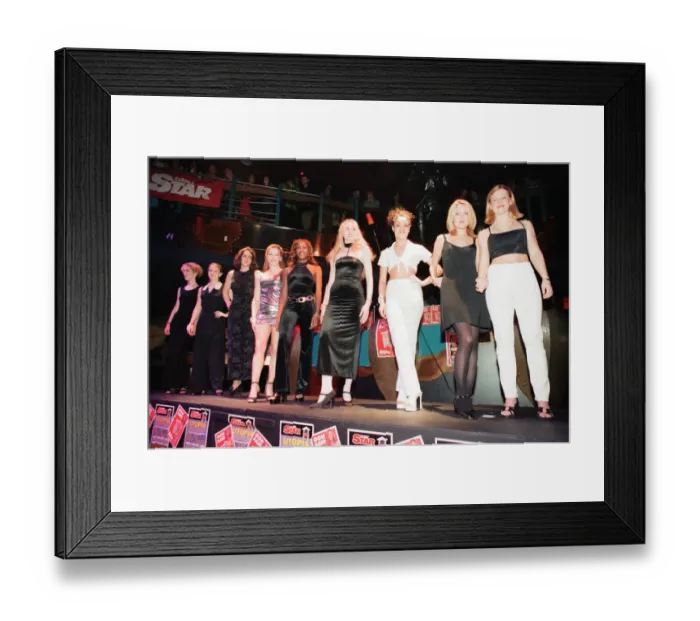 Framed Print : Beauty Contest at Utopia Nightclub, Reading, May 1997 Framed Print : Beauty Contest at Utopia Nightclub, Reading, May 1997