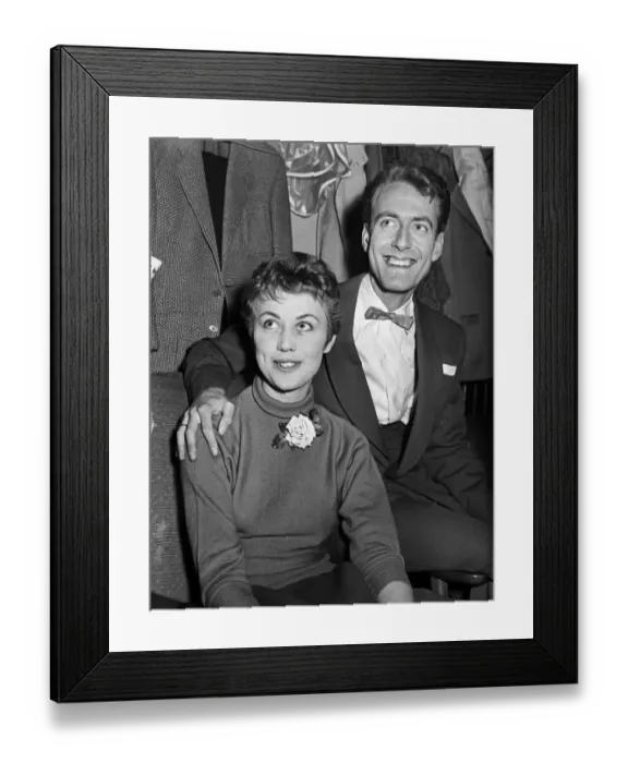 Framed Print : English composer and conductor John Barry with his wife Barbara. 12th June 1958 Framed Print : English composer and conductor John Barry with his wife Barbara. 12th June 1958