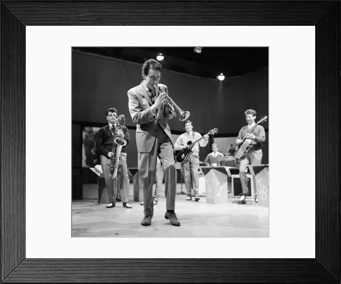 Framed Print : The John Barry Seven band in rehearsals. 3rd April 1959 Framed Print : The John Barry Seven band in rehearsals. 3rd April 1959