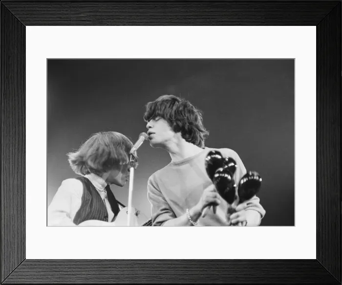 Framed Print : The Rolling Stones perform at the New Musical Express Poll Winners All Star Concert