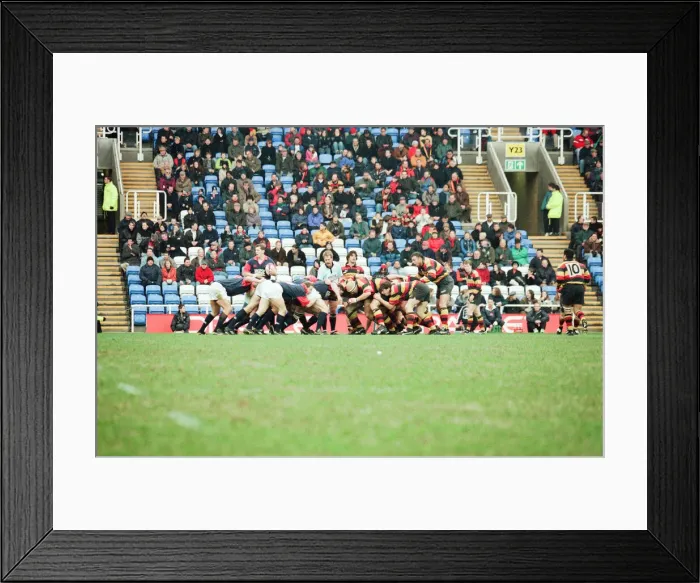 Framed Print : Richmond 40-22 London Scottish, English Rugby Union Premiership match at the Madejski Framed Print : Richmond 40-22 London Scottish, English Rugby Union Premiership match at the Madejski