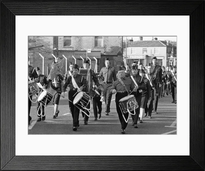 Framed Print : On parade... Boys Brigade companies from the Pennine Division of the Yorkshire Framed Print : On parade... Boys Brigade companies from the Pennine Division of the Yorkshire