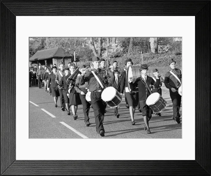 Framed Print : On parade... Boys Brigade companies from the Pennine Division of the Yorkshire