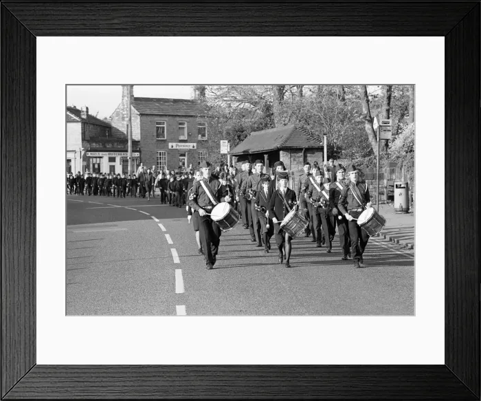 Framed Print : On parade... Boys Brigade companies from the Pennine Division of the Yorkshire Framed Print : On parade... Boys Brigade companies from the Pennine Division of the Yorkshire