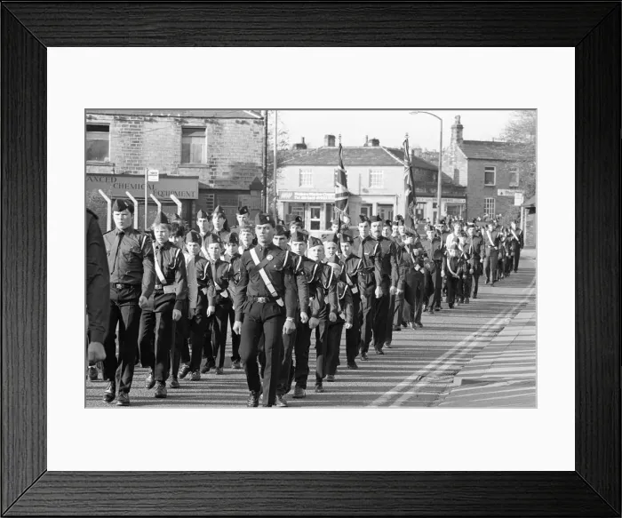 Framed Print : On parade... Boys Brigade companies from the Pennine Division of the Yorkshire Framed Print : On parade... Boys Brigade companies from the Pennine Division of the Yorkshire