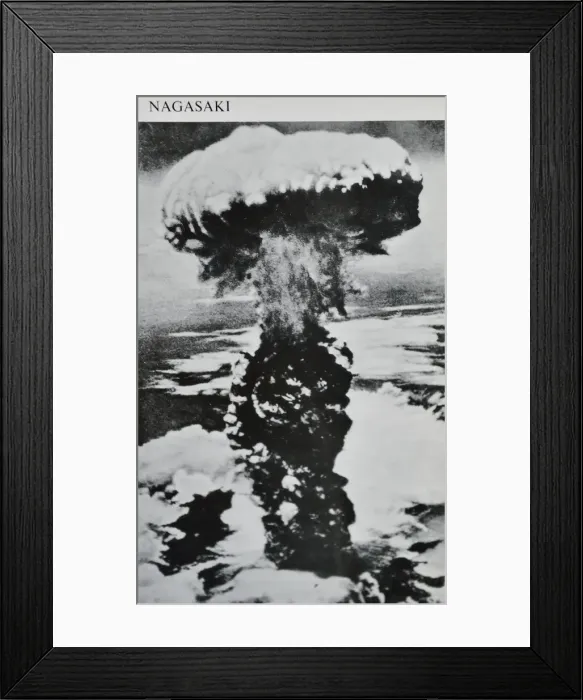 Framed Print : A-Bomb special feature by Tom Parry Nagasaki site of second Atomic bomb this time a Framed Print : A-Bomb special feature by Tom Parry Nagasaki site of second Atomic bomb this time a