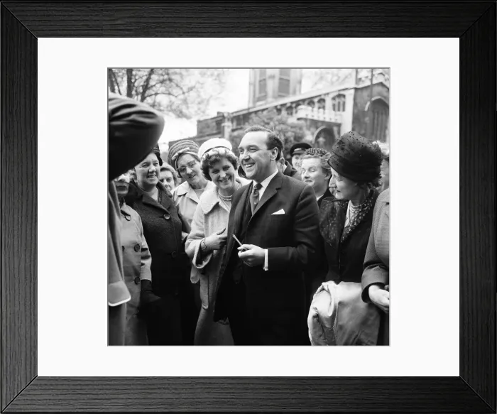 Framed Print : Women present Petition for Widows Charter, outside Houses of Parliament, London Framed Print : Women present Petition for Widows Charter, outside Houses of Parliament, London