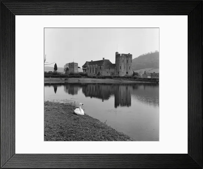 Framed Print : Stokesay Castle in Stokesay, Shropshire. 21st April 1961 Framed Print : Stokesay Castle in Stokesay, Shropshire. 21st April 1961