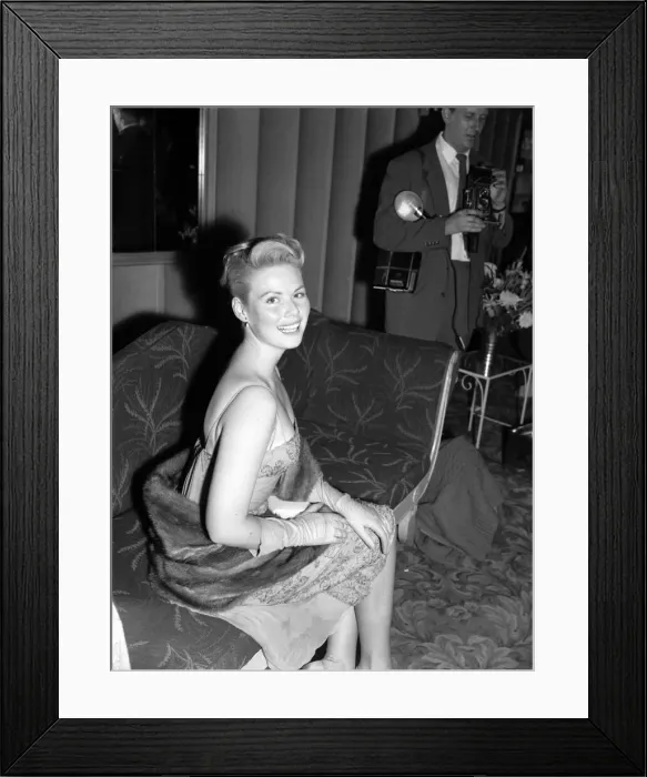Framed Print : The Premiere of the Middle of the Night. June 1959 Framed Print : The Premiere of the Middle of the Night. June 1959