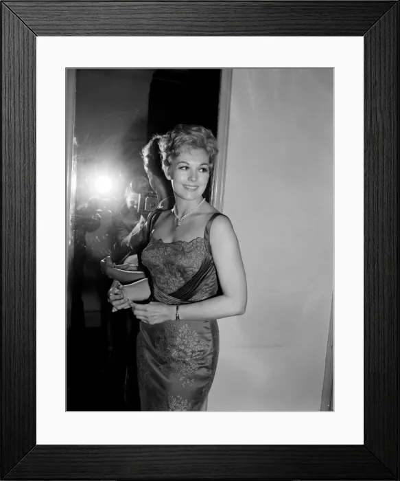 Framed Print : Kim Novak attends the premiere of the Middle of the Night. June 1959 Framed Print : Kim Novak attends the premiere of the Middle of the Night. June 1959