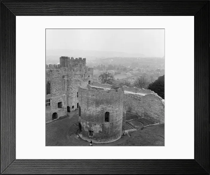 Framed Print : Stokesay Castle in Stokesay, Shropshire. 21st April 1961 Framed Print : Stokesay Castle in Stokesay, Shropshire. 21st April 1961