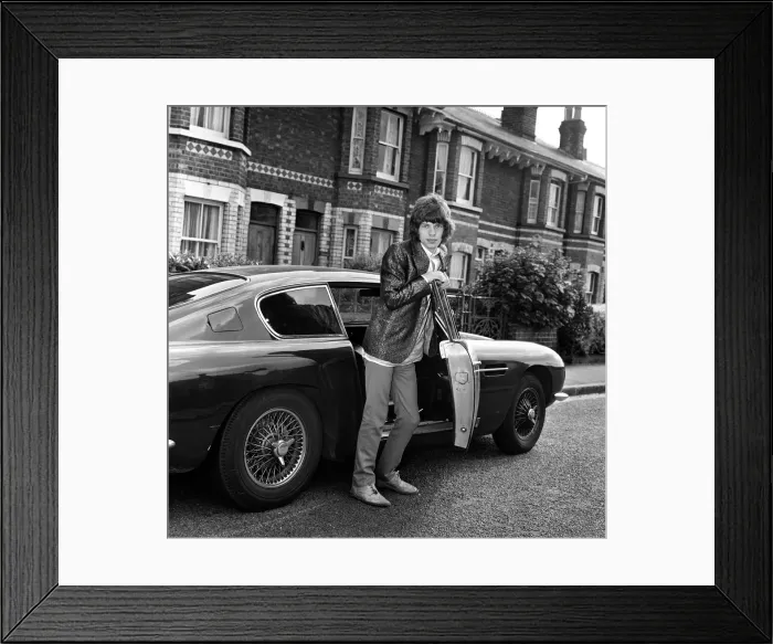 Framed Print : Mick Jagger, lead singer of the Rolling Stones pop group