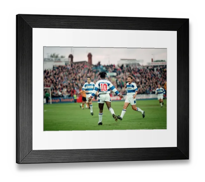 Framed Print : Football match, Reading v Wolverhampton Wanderers, final score 3-0 to Reading Framed Print : Football match, Reading v Wolverhampton Wanderers, final score 3-0 to Reading