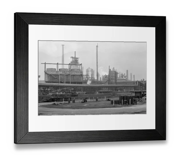 Framed Print : ICI Billingham, Stockton-on-Tees. 1971