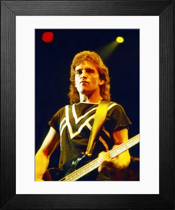 Framed Print : Canadian rock band Saga in concert at Hammersmith Odeon. Pictured, Jim Crichton Framed Print : Canadian rock band Saga in concert at Hammersmith Odeon. Pictured, Jim Crichton