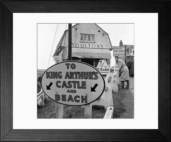 Framed Print : Tintagel, Cornwall. 13th April 1961 Framed Print : Tintagel, Cornwall. 13th April 1961