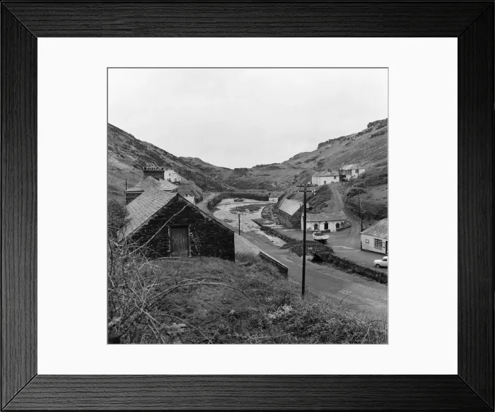 Framed Print : Boscastle, Cornwall. 13th April 1961