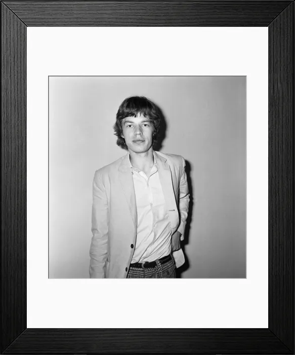 Framed Print : Lead singer of the Rolling Stones pop group Mick Jagger pictured at Rediffusion Framed Print : Lead singer of the Rolling Stones pop group Mick Jagger pictured at Rediffusion