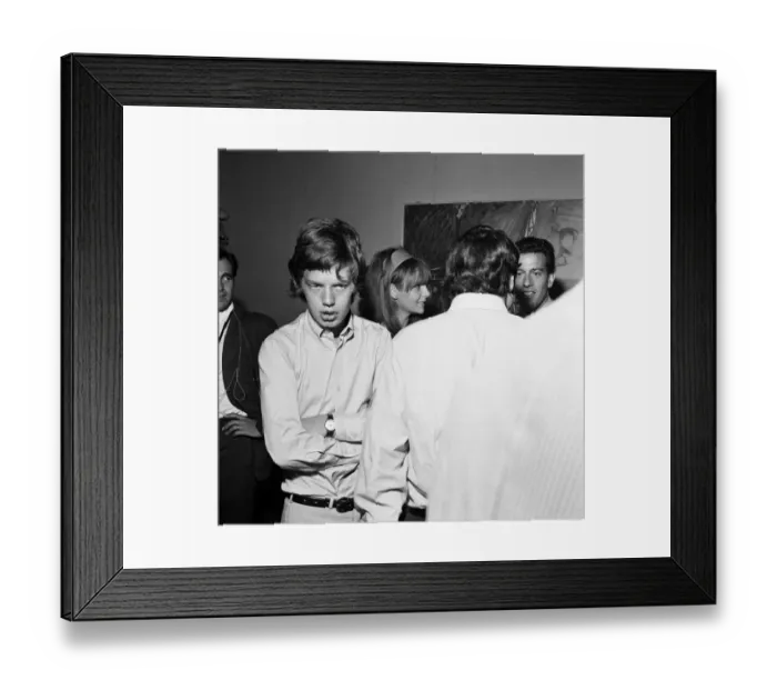 Framed Print : Mick Jagger, lead singer of the Rolling Stones pop group