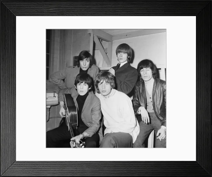 Framed Print : The Rolling Stones performing at The ABC Theatre, Belfast