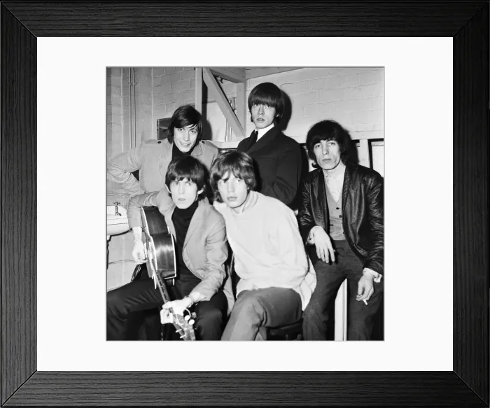 Framed Print : The Rolling Stones performing at The ABC Theatre, Belfast