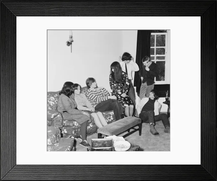Framed Print : Mick Jagger of The Rolling Stones attends a party held by Sunday Mirror feature writer Framed Print : Mick Jagger of The Rolling Stones attends a party held by Sunday Mirror feature writer