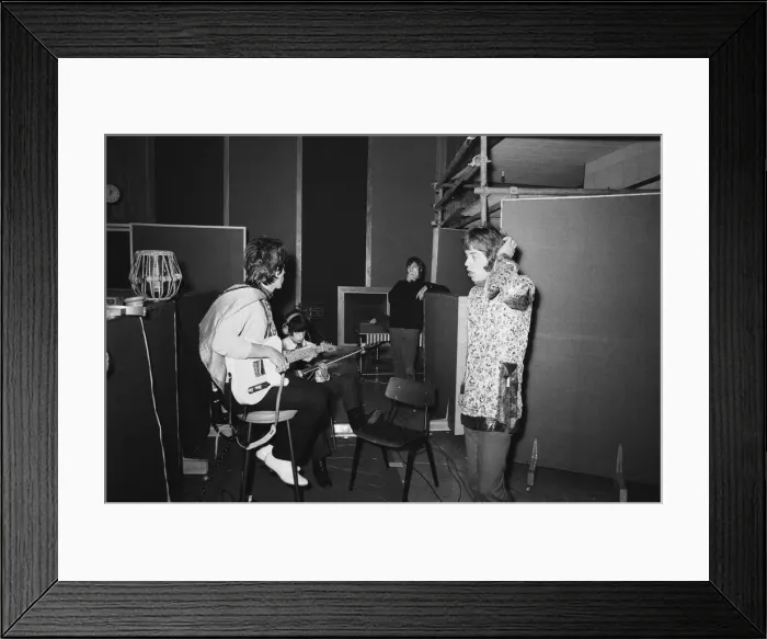 Framed Print : Rolling Stones meet at the Olympic Studios in Barnes, London to cut a couple of tracks Framed Print : Rolling Stones meet at the Olympic Studios in Barnes, London to cut a couple of tracks