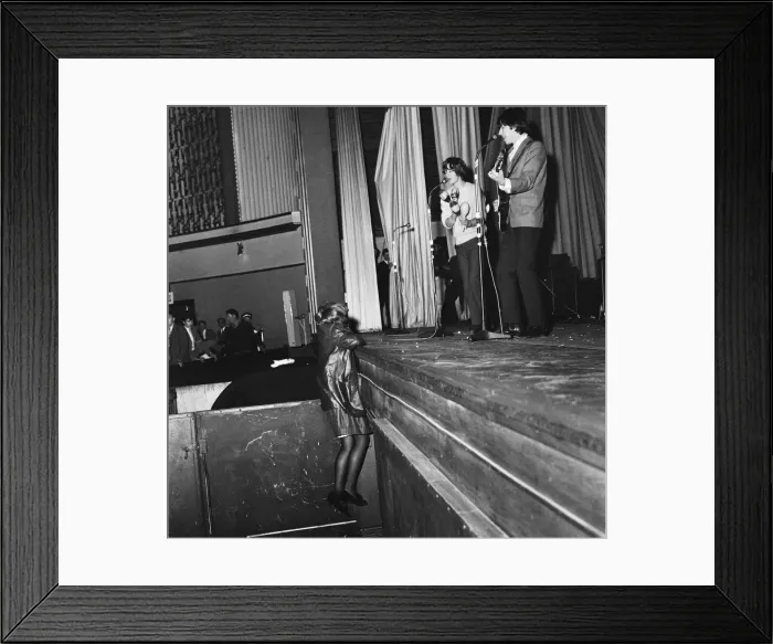 Framed Print : The Rolling Stones pop group performing heir show at the ABC Theatre in Chester Framed Print : The Rolling Stones pop group performing heir show at the ABC Theatre in Chester