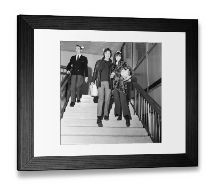 Framed Print : Lead singer of The Rolling Stones pop group Mick Jagger