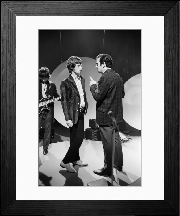 Framed Print : The Rolling Stones seen here in rehearsal for the Eamonn Andrews Show at the television Framed Print : The Rolling Stones seen here in rehearsal for the Eamonn Andrews Show at the television