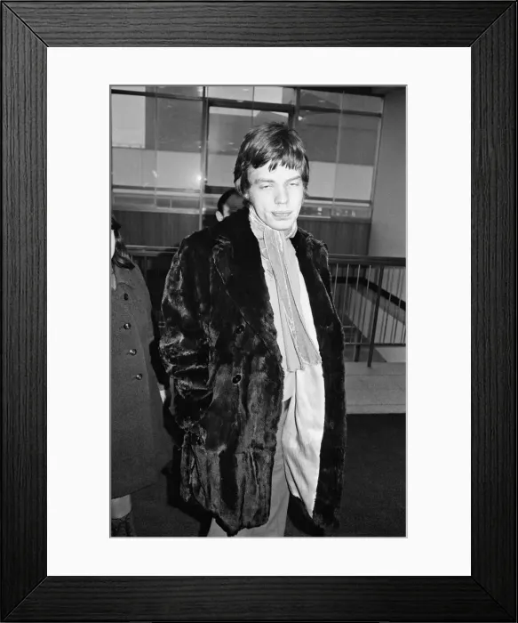 Framed Print : Mick Jagger, lead singer of the Rolling Stones pop group Framed Print : Mick Jagger, lead singer of the Rolling Stones pop group