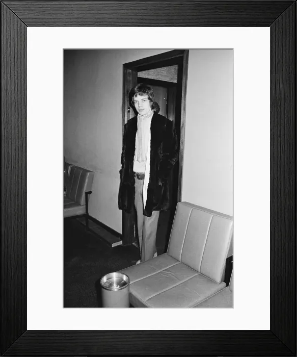 Framed Print : Mick Jagger, lead singer of the Rolling Stones pop group Framed Print : Mick Jagger, lead singer of the Rolling Stones pop group