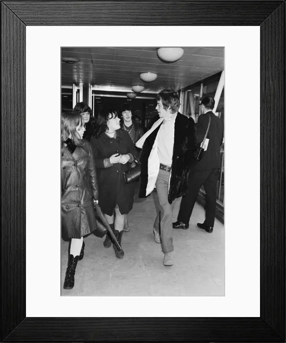 Framed Print : Mick Jagger, lead singer of the Rolling Stones pop group Framed Print : Mick Jagger, lead singer of the Rolling Stones pop group