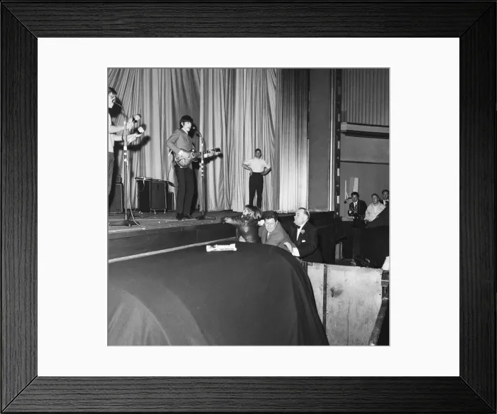 Framed Print : The Rolling Stones pop group performing their show at the ABC Theatre in Chester Framed Print : The Rolling Stones pop group performing their show at the ABC Theatre in Chester