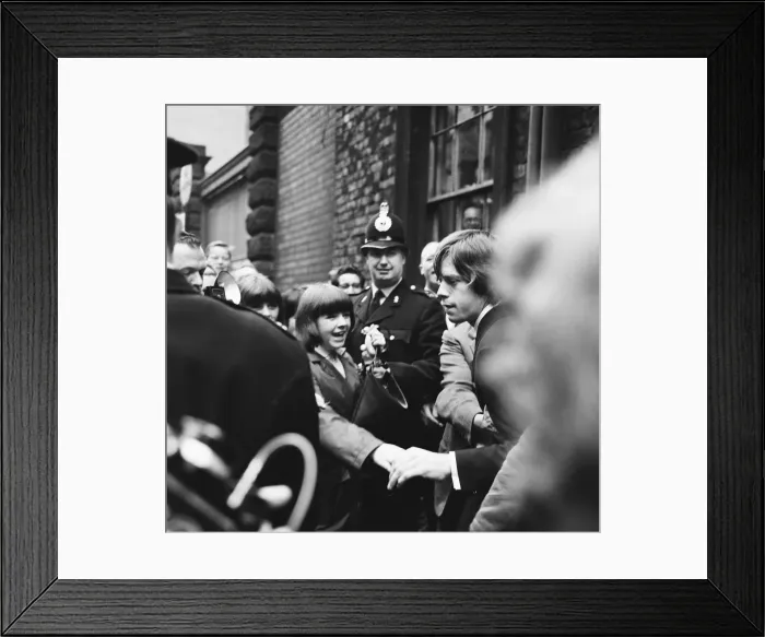Framed Print : Mick Jagger of The Rolling Stones in court for traffic offences where he received a Framed Print : Mick Jagger of The Rolling Stones in court for traffic offences where he received a