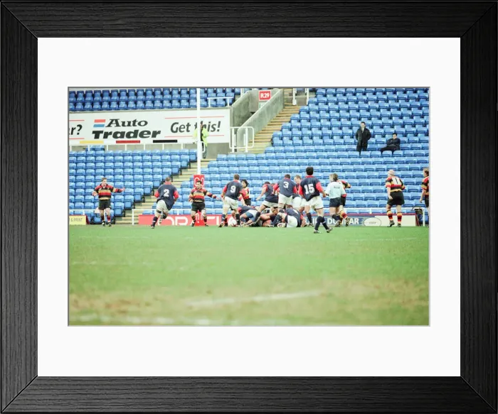 Framed Print : Richmond 40-22 London Scottish, English Rugby Union Premiership match at the Madejski Framed Print : Richmond 40-22 London Scottish, English Rugby Union Premiership match at the Madejski