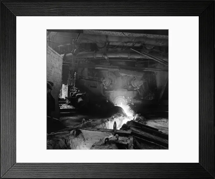 Framed Print : Skinningrove blast furnace plant, which is to close. 1971 Framed Print : Skinningrove blast furnace plant, which is to close. 1971