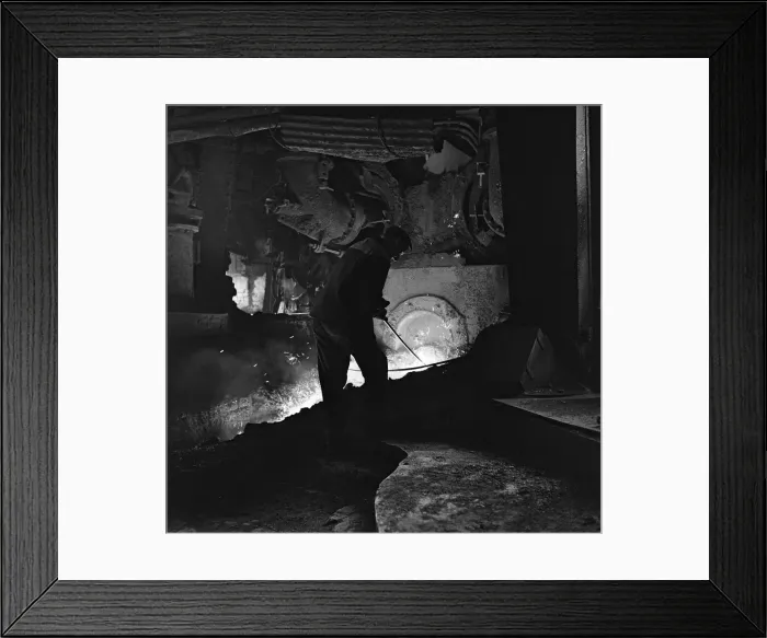 Framed Print : Skinningrove blast furnace plant, which is to close. 1971 Framed Print : Skinningrove blast furnace plant, which is to close. 1971