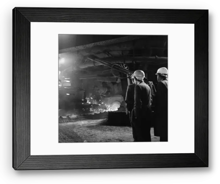 Framed Print : Skinningrove blast furnace plant, which is to close. 1971 Framed Print : Skinningrove blast furnace plant, which is to close. 1971