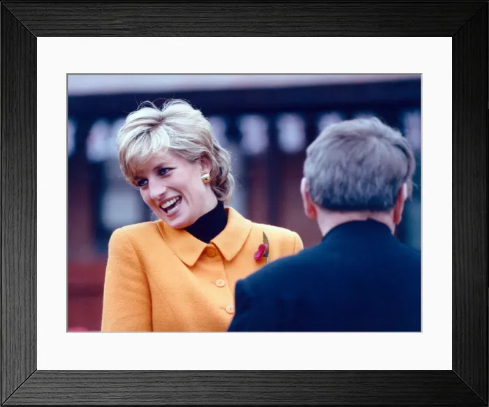 Framed Print : Princess Diana visits Merseyside, Tuesday 7th November 1995 Framed Print : Princess Diana visits Merseyside, Tuesday 7th November 1995
