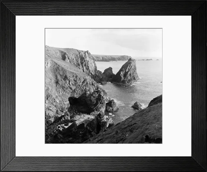 Framed Print : Kynance Cove, Cornwall. 7th November 1962
