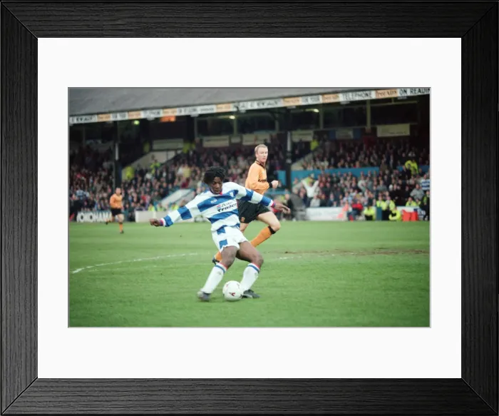 Framed Print : Football match, Reading v Wolverhampton Wanderers, final score 3-0 to Reading Framed Print : Football match, Reading v Wolverhampton Wanderers, final score 3-0 to Reading