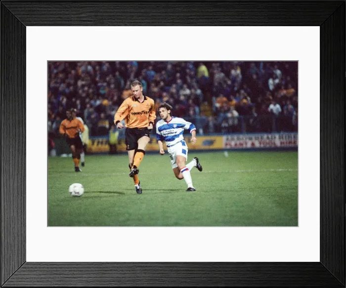 Framed Print : Football match, Reading v Wolverhampton Wanderers, final score 3-0 to Reading