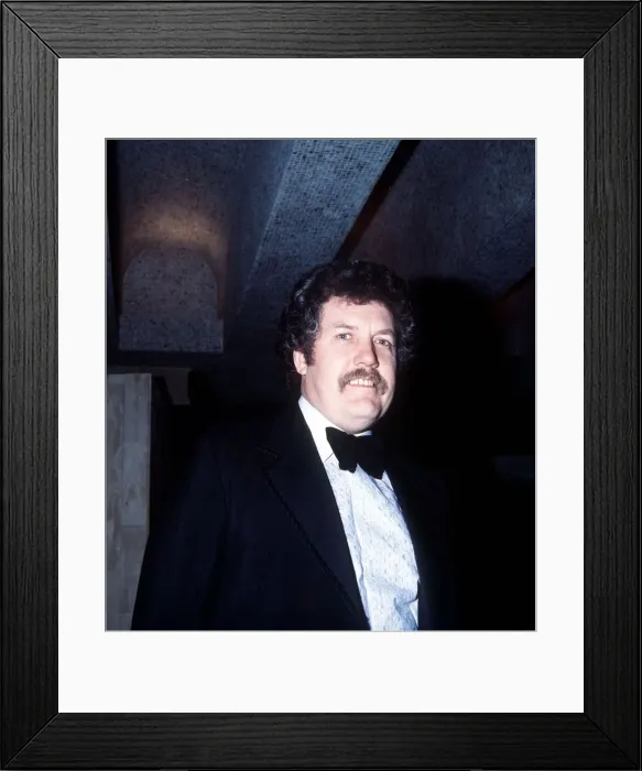 Framed Print : Colin Welland at British Academy awards ceremony 1978