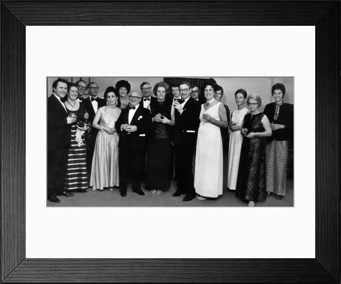 Framed Print : Birmingham Press Club Ball, 27th November 1970. Sir Eric Clayson Framed Print : Birmingham Press Club Ball, 27th November 1970. Sir Eric Clayson