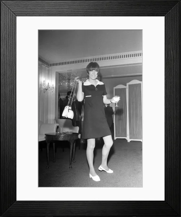 Framed Print : Mary Quant. Picture shows Mary Quant at a Literary Luncheon held for her Framed Print : Mary Quant. Picture shows Mary Quant at a Literary Luncheon held for her