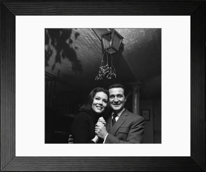 Framed Print : Actress Diana Rigg, 26, the new heroine of the television series The Avengers Framed Print : Actress Diana Rigg, 26, the new heroine of the television series The Avengers